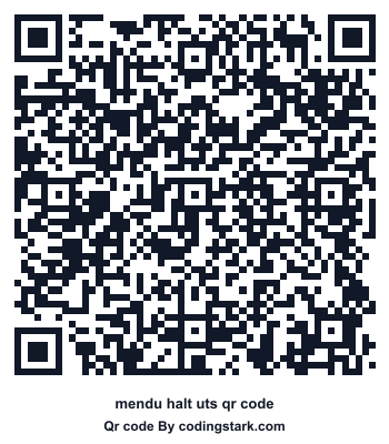 Mendu Halt UTS QR Code
