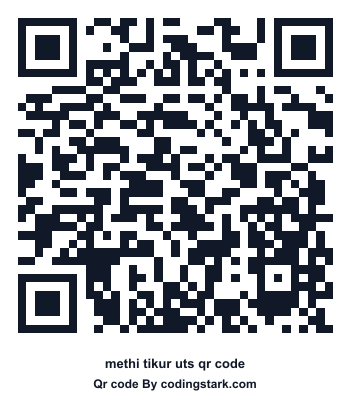 Methi Tikur UTS QR Code