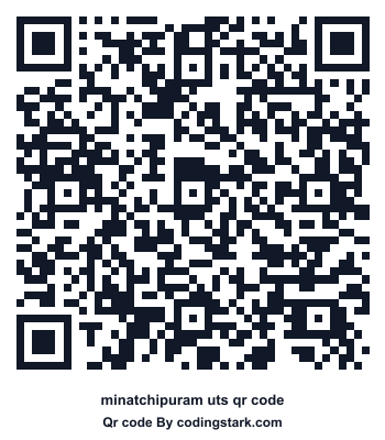 Minatchipuram UTS QR Code