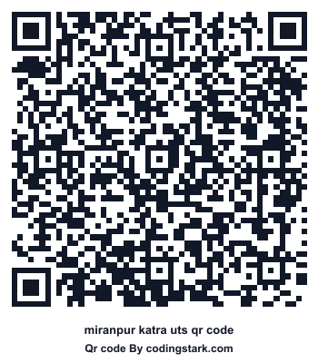 Miranpur Katra UTS QR Code