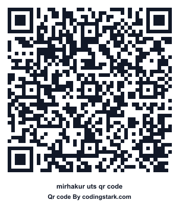Mirhakur UTS QR Code