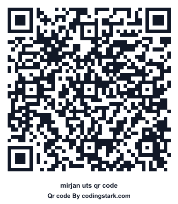 Mirjan UTS QR Code