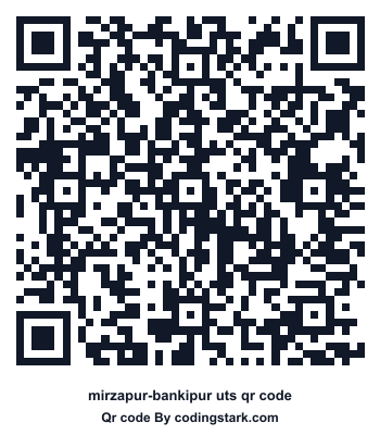 Mirzapur-bankipur UTS QR Code