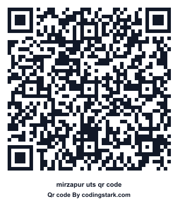Mirzapur UTS QR Code