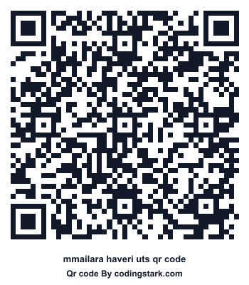 Mmailara Haveri UTS QR Code