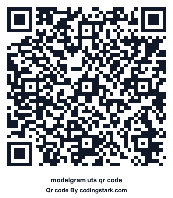 Modelgram UTS QR Code
