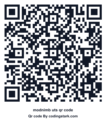 Modnimb UTS QR Code