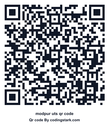 Modpur UTS QR Code