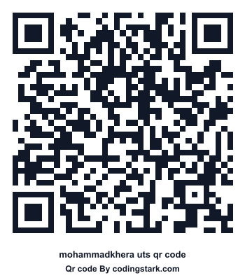 Mohammadkhera UTS QR Code