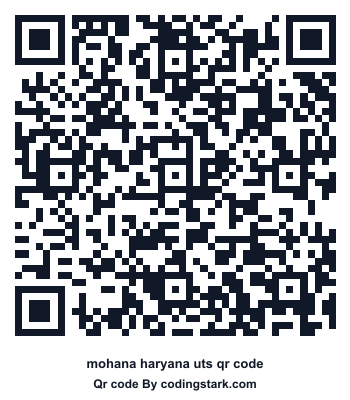 Mohana Haryana UTS QR Code