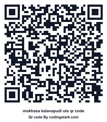 Mokhasa Kalavapudi UTS QR Code