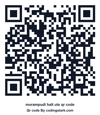 Morampudi Halt UTS QR Code