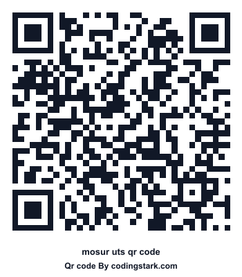 Mosur UTS QR Code