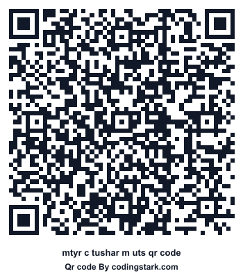 Mtyr C Tushar M UTS QR Code