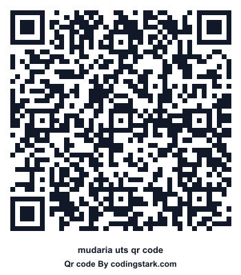 Mudaria UTS QR Code