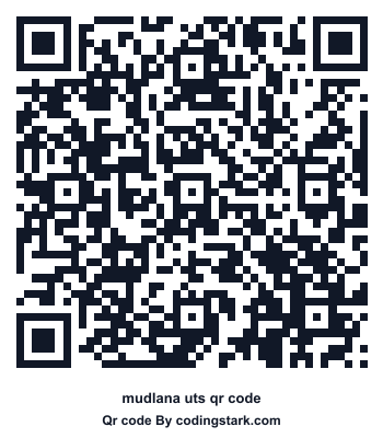 Mudlana UTS QR Code