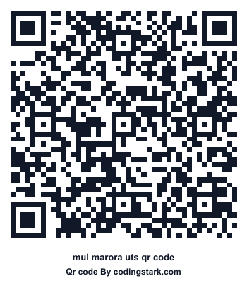 Mul Marora UTS QR Code