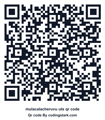 Mulacalacheruvu UTS QR Code