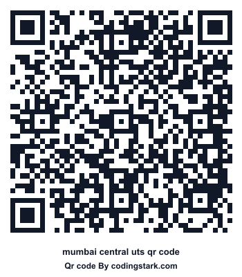 Mumbai Central UTS QR Code
