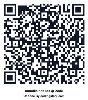 Mundka Halt UTS QR Code