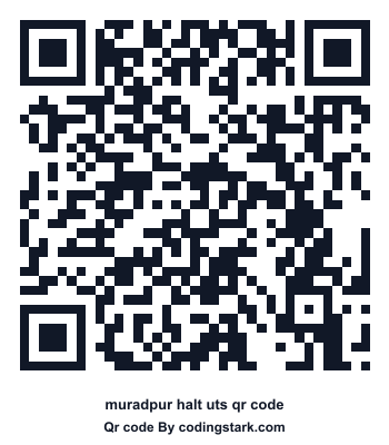 Muradpur Halt UTS QR Code
