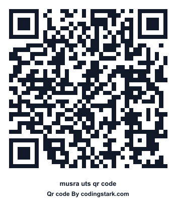 Musra UTS QR Code