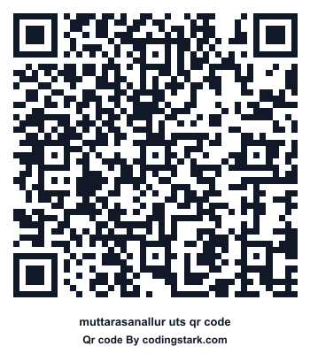 Muttarasanallur UTS QR Code