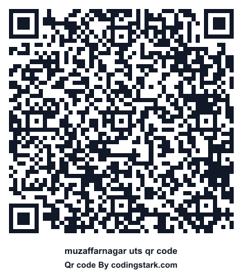 Muzaffarnagar UTS QR Code