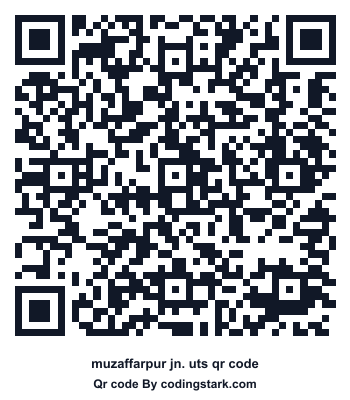 Muzaffarpur Jn. UTS QR Code