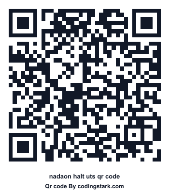 Nadaon Halt UTS QR Code
