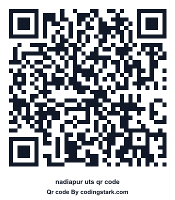Nadiapur UTS QR Code