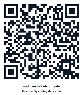Nadigam Halt UTS QR Code