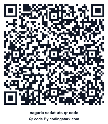 Nagaria Sadat UTS QR Code