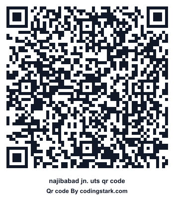 Najibabad Jn. UTS QR Code