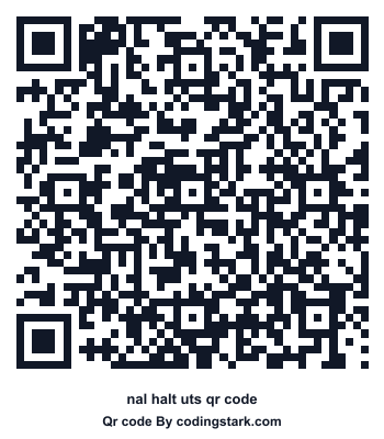Nal Halt UTS QR Code