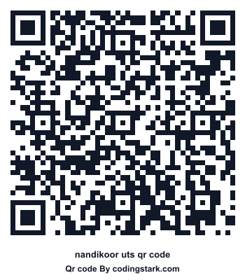 Nandikoor UTS QR Code