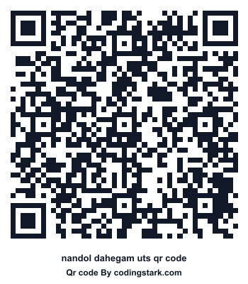 Nandol Dahegam UTS QR Code