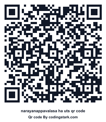 Narayanappavalasa Ha UTS QR Code