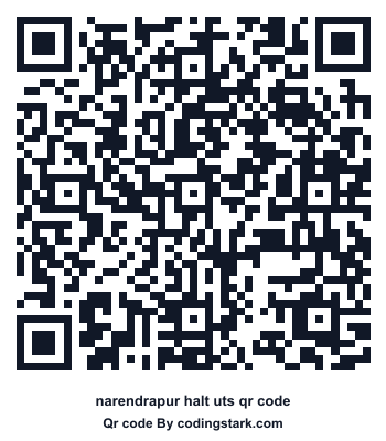 Narendrapur Halt UTS QR Code