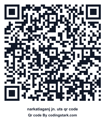 Narkatiaganj Jn. UTS QR Code