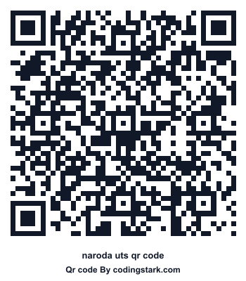Naroda UTS QR Code