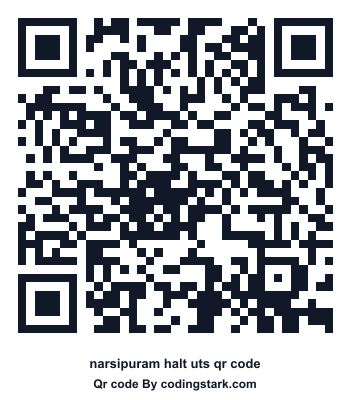 Narsipuram Halt UTS QR Code