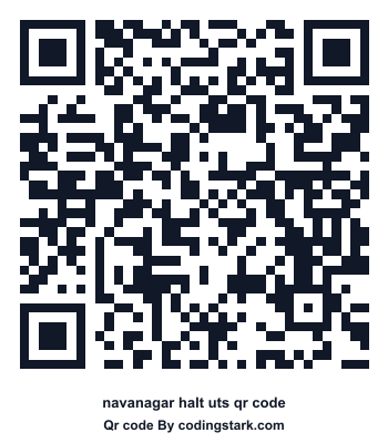 Navanagar Halt UTS QR Code