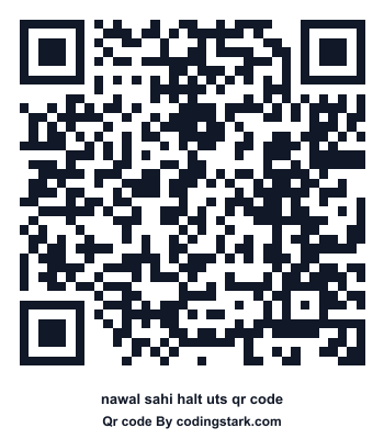 Nawal Sahi Halt UTS QR Code