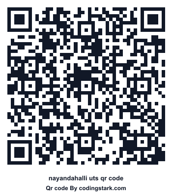 Nayandahalli UTS QR Code