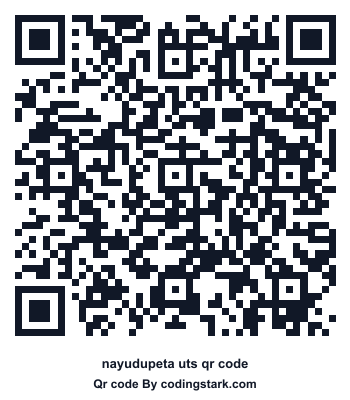 Nayudupeta UTS QR Code
