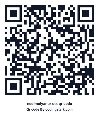 Nedimolyanur UTS QR Code