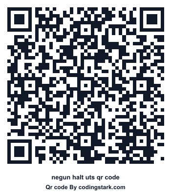 Negun Halt UTS QR Code