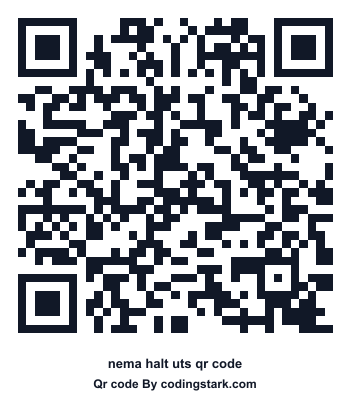 Nema Halt UTS QR Code