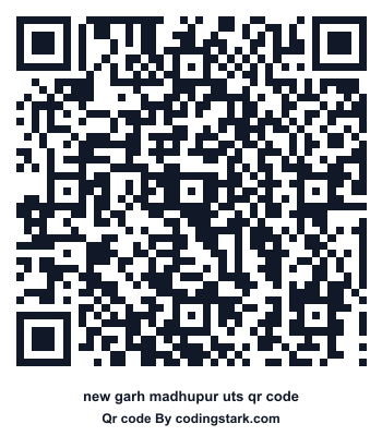 New Garh Madhupur UTS QR Code